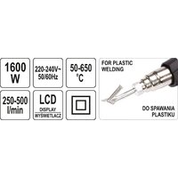 Промышленный фен Yato YT-82296 - Превью изображения №7 — Интернет-магазин Time-Shop