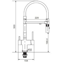 Смеситель Rose R133 (хром) - Превью изображения №2 — Интернет-магазин Time-Shop