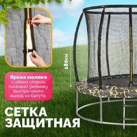 Батут Sundays Favorite Premium 10FT (квадраты, с сеткой, с лестницей) - Превью изображения №2 — Интернет-магазин Time-Shop