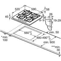 Варочная панель Bosch PNH6B6B90 - Превью изображения №6 — Интернет-магазин Time-Shop
