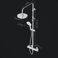 Душевая система  AM.PM X-Joy F0785A400 - Превью изображения №11 — Интернет-магазин Time-Shop