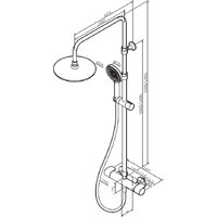 Душевая система  AM.PM X-Joy F0785A400 - Превью изображения №13 — Интернет-магазин Time-Shop