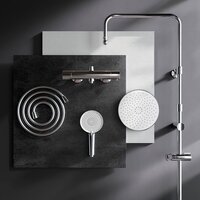 Душевая система  AM.PM X-Joy F0785A400 - Превью изображения №12 — Интернет-магазин Time-Shop