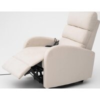 Массажное кресло Calviano 2165 (бежевый велюр) - Превью изображения №3 — Интернет-магазин Time-Shop