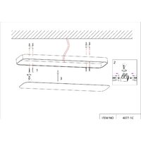 Припотолочная люстра Favourite 4077-1C - Превью изображения №5 — Интернет-магазин Time-Shop