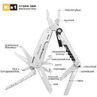 Мультитул Roxon S801S - Превью изображения №3 — Интернет-магазин Time-Shop
