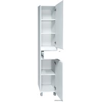  Misty Алиса - 35 Пенал с 1 ящ. напольный правый, белая эмаль - Э-Али0501-01П - Превью изображения №2 — Интернет-магазин Time-Shop