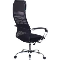 Офисное кресло Бюрократ CH-608SL/BLACK (черный) - Превью изображения №4 — Интернет-магазин Time-Shop