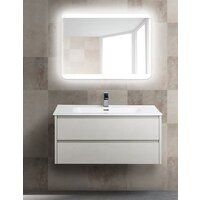  BelBagno Тумба под умывальник Kraft-1000-2C-SO-BO (bianco opaco) - Превью изображения №2 — Интернет-магазин Time-Shop
