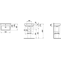 Умывальник Laufen Pro S 8189580001041 - Превью изображения №6 — Интернет-магазин Time-Shop