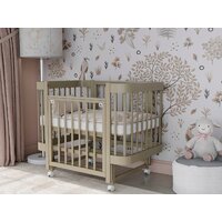 Кроватка-трансформер Incanto Mimi-ЮГ с автоспинкой и маятником KR-0182/2 (кашемир) - Превью изображения №26 — Интернет-магазин Time-Shop