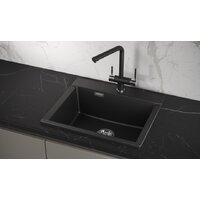 Кухонная мойка Granula ES-5804 (шварц) - Превью изображения №3 — Интернет-магазин Time-Shop
