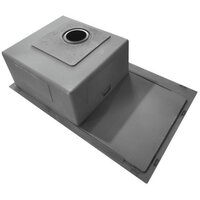 Кухонная мойка Stellar Decor S7850NB-L-D (нано черный) - Превью изображения №7 — Интернет-магазин Time-Shop