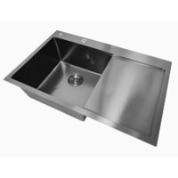 Кухонная мойка Stellar Decor S7850NB-L-D (нано черный) - Превью изображения №6 — Интернет-магазин Time-Shop