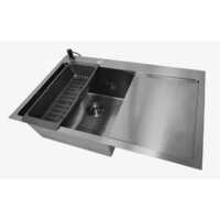 Кухонная мойка Stellar Decor S7850NB-L-D (нано черный) - Превью изображения №4 — Интернет-магазин Time-Shop