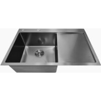 Кухонная мойка Stellar Decor S7850NB-L-D (нано черный) - Превью изображения №5 — Интернет-магазин Time-Shop