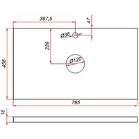 ЗОВ Тумба под умывальник Кито-2 2K80LW0MRMC-LDSPW (белый/тростник) - Превью изображения №9 — Интернет-магазин Time-Shop