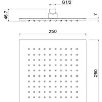 Душевая лейка Aquatek AQ2076CR - Превью изображения №3 — Интернет-магазин Time-Shop