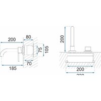 Смеситель Rea Lungo Long Matt Gold B4109 - Превью изображения №11 — Интернет-магазин Time-Shop