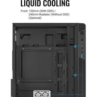 Корпус AeroCool CS-106 CS-106-S-BK-v1 - Превью изображения №12 — Интернет-магазин Time-Shop