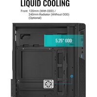 Корпус AeroCool CS-106 CS-106-S-BK-v1 - Превью изображения №13 — Интернет-магазин Time-Shop