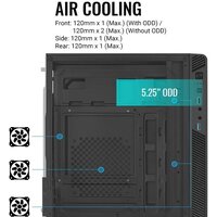 Корпус AeroCool CS-106 CS-106-S-BK-v1 - Превью изображения №11 — Интернет-магазин Time-Shop