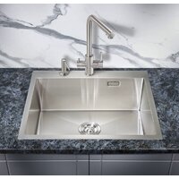 Кухонная мойка Milacio Denia 59 Steel MC.77490 (нержавеющая сталь) - Превью изображения №3 — Интернет-магазин Time-Shop