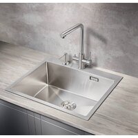 Кухонная мойка Milacio Denia 59 Steel MC.77490 (нержавеющая сталь) - Превью изображения №2 — Интернет-магазин Time-Shop