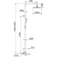Душевая система  Raglo R03.24.03 - Превью изображения №2 — Интернет-магазин Time-Shop