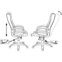 Игровое (геймерское) кресло Zombie 9 (черный/красный) - Превью изображения №10 — Интернет-магазин Time-Shop