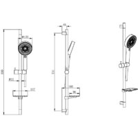 Душевой гарнитур  Aquatek AQ2031CR - Превью изображения №2 — Интернет-магазин Time-Shop