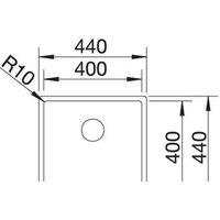 Кухонная мойка Blanco Claron 400-IF - Превью изображения №2 — Интернет-магазин Time-Shop