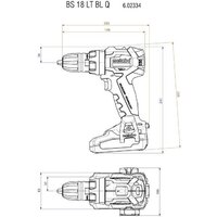 Дрель-шуруповерт Metabo BS 18 LT BL Q 602334800 (с 2-мя АКБ, кейс) - Превью изображения №3 — Интернет-магазин Time-Shop