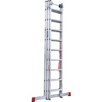 Лестница-стремянка Новая высота NV 523 трёхсекционная индустриальная 3x9 ступеней - Превью изображения №5 — Интернет-магазин Time-Shop