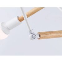 Подвесная люстра Ambrella light Traditional TR80485/6 WH/LW (белый/светлое дерево) - Превью изображения №4 — Интернет-магазин Time-Shop