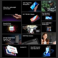 Планшет Doogee R08 LTE 6GB/256GB (черный) - Превью изображения №2 — Интернет-магазин Time-Shop