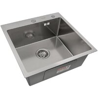 Кухонная мойка ARFEKA Eco AR 500*500 Satin Decor - Превью изображения №1 — Интернет-магазин Time-Shop