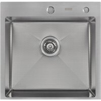 Кухонная мойка ARFEKA Eco AR 500*500 Satin Decor - Превью изображения №2 — Интернет-магазин Time-Shop