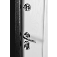 Металлическая дверь Guard Термо MG109 86x205 левая (черное серебро/белый ясень) - Превью изображения №4 — Интернет-магазин Time-Shop