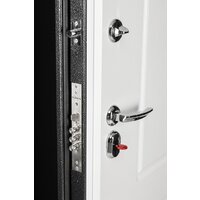 Металлическая дверь Guard Термо MG109 86x205 левая (черное серебро/белый ясень) - Превью изображения №5 — Интернет-магазин Time-Shop