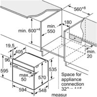 Электрический духовой шкаф Bosch Serie 4 HRG232EB3 - Превью изображения №8 — Интернет-магазин Time-Shop
