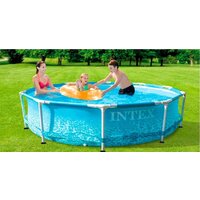 Каркасный бассейн Intex Metal Frame Beachside 28208 (305х76) - Превью изображения №2 — Интернет-магазин Time-Shop