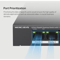 Неуправляемый коммутатор Mercusys MS108GP - Превью изображения №8 — Интернет-магазин Time-Shop