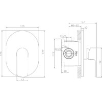 Смеситель Lauter Hidden 21СК157С-521-1 - Превью изображения №2 — Интернет-магазин Time-Shop