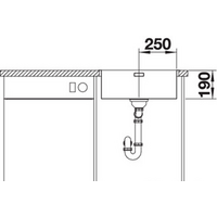 Кухонная мойка Blanco Andano 500-IF (без клапана-автомата) - Превью изображения №2 — Интернет-магазин Time-Shop