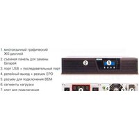 Источник бесперебойного питания Eaton Powerware 9130 1500RM - Превью изображения №3 — Интернет-магазин Time-Shop
