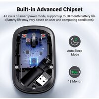 Мышь Ugreen MU001 (серый) - Превью изображения №6 — Интернет-магазин Time-Shop