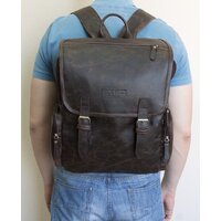 Городской рюкзак Carlo Gattini Santerno 3007-04 (темно-коричневый) - Превью изображения №5 — Интернет-магазин Time-Shop