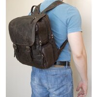 Городской рюкзак Carlo Gattini Santerno 3007-04 (темно-коричневый) - Превью изображения №6 — Интернет-магазин Time-Shop