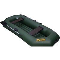 Гребная лодка Муссон S-262 НД (зеленый) - Превью изображения №3 — Интернет-магазин Time-Shop